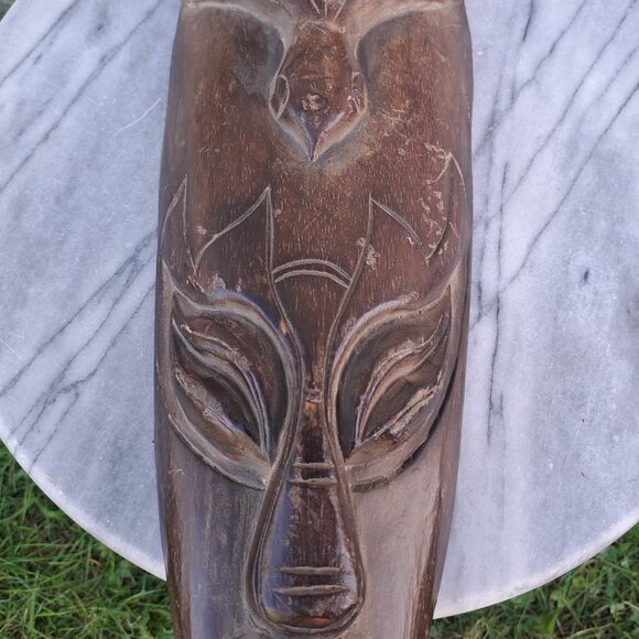 Wooden Indonesian Wall Mask - Picture 9 of 11